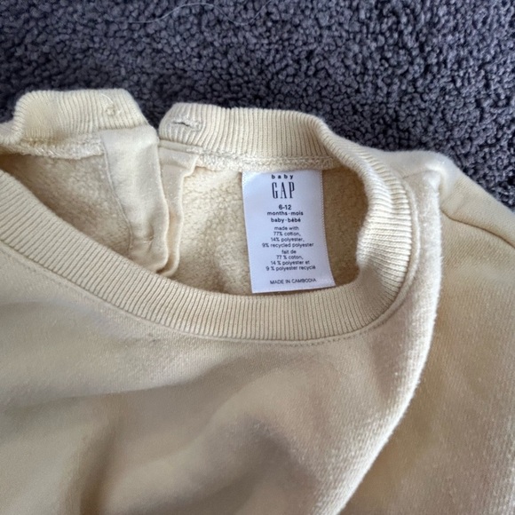 GAP Baby Cream Pullover - Picture 3 of 4